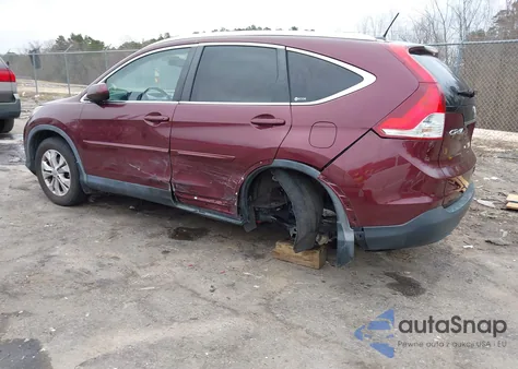 2012 Honda Cr-V Ex-L z USA, uszkodzony, nr VIN 5J6RM3H71CL013058